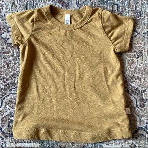 Childhoods Clothing Basic Tee in Wheat color